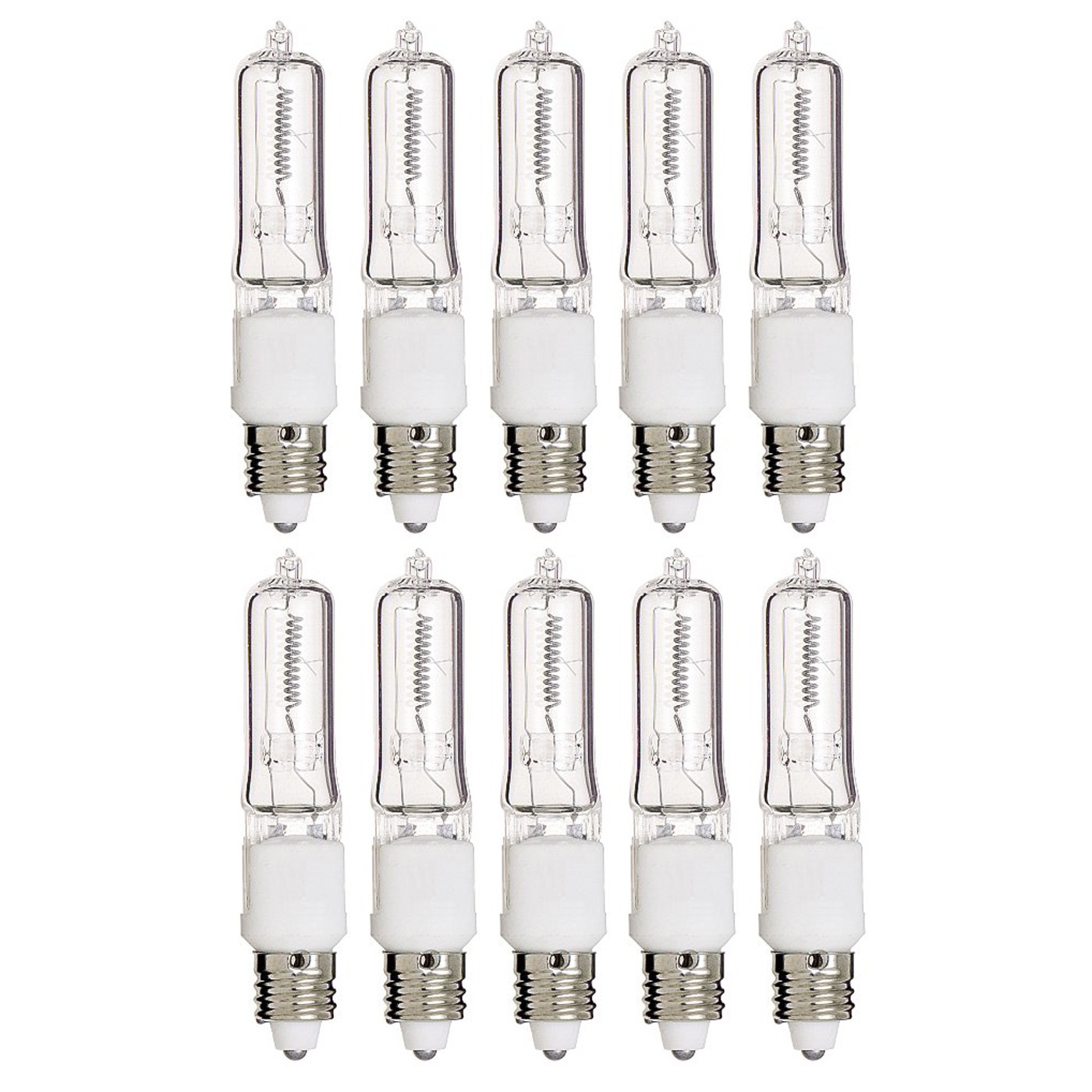 10 Pack Kor K25445 Q50cl Mc Halogen 50 Watt 120 Volt Jd 10 Pack Kor K25445 Q50cl Mc Halogen 50 Watt 120 Volt Jd T4 Dimmable Mini Candelabra